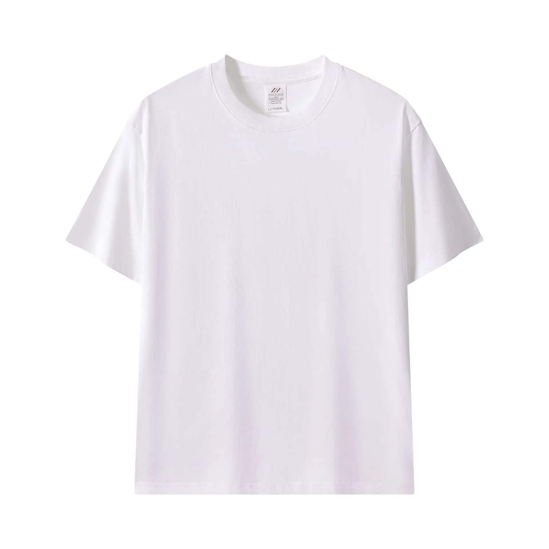Camisetas Personalizadas para Hombre, 230 GSM, 100% Algodón, Camisetas Sólidas para Mujer, Ropa de Trabajo en Equipo, Impresión Personalizada de Imágenes, Fotos, Texto, Logotipo, Camiseta DIY - Imagen 21