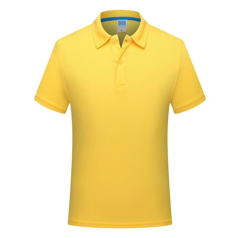 Polo deportivo de secado rápido con logo impreso personalizado, camiseta publicitaria barata con solapa, patrón bordado para correr en maratón, bricolaje - Imagen 10