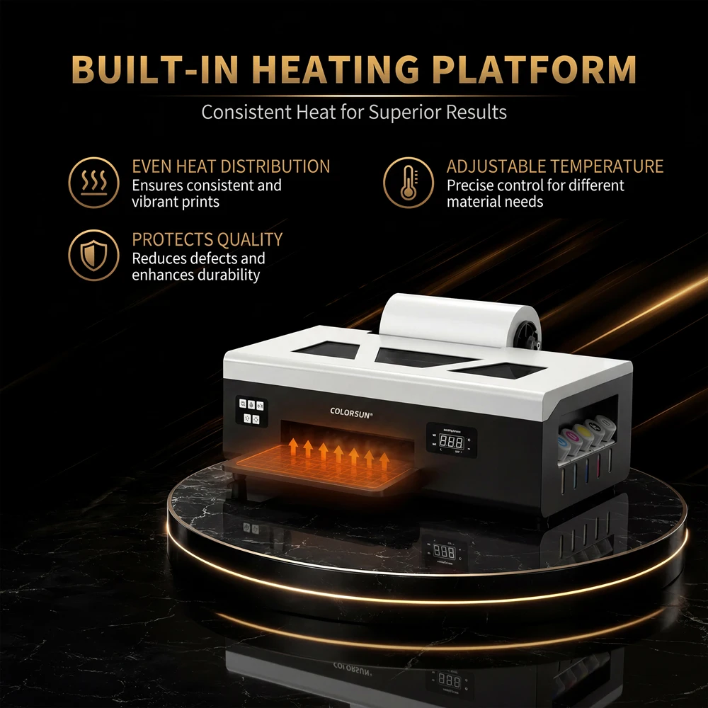 Impresora DTF Colorsun A4 para Epson L800, impresora A4 DTF para camisetas con horno, impresora A4 DTF para camisetas y sudaderas. - Imagen 5