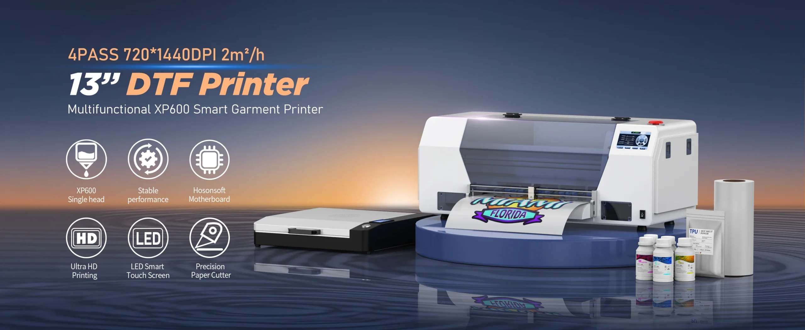 Impresora A3 DTF, Máquina de Impresión A3 DTF, Impresora A3 XP600 Direct to Film para Camisetas, Impresora A3 DTF para Camisetas y Sudaderas - Imagen 11