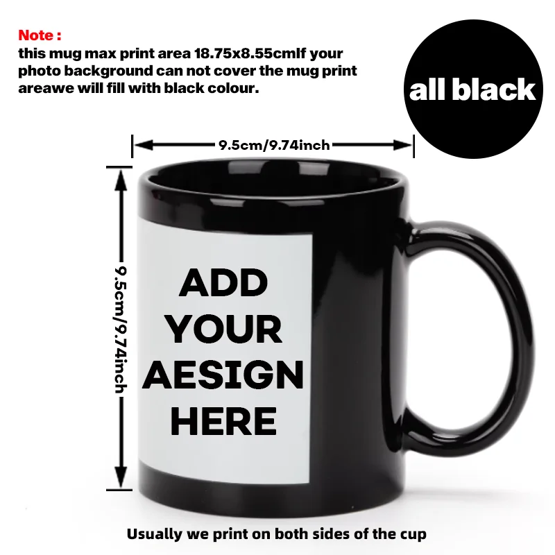 1 customized mug with customizable images and text, perfect for Valentine's Day gift, mother, and the best personalized gift - Imagen 6