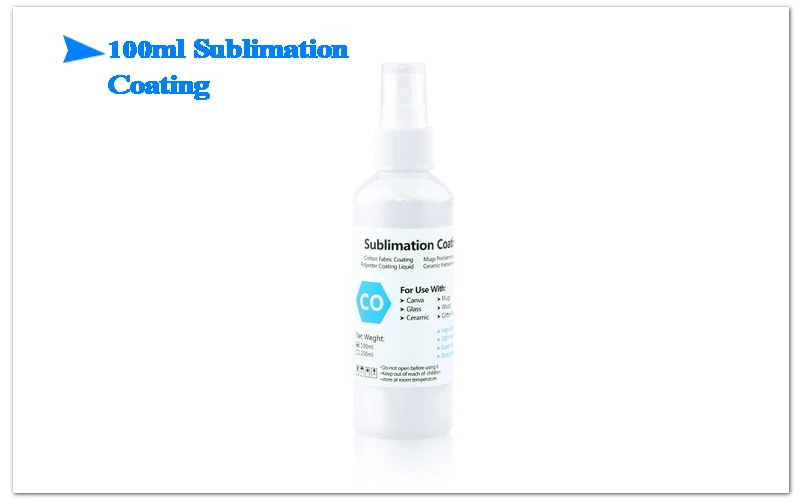 Sublimation Coating For Cotton T-shirt Face Mask Mug glass Ceramic Metal Materials for Sublimation ink coating liquid - Imagen 8