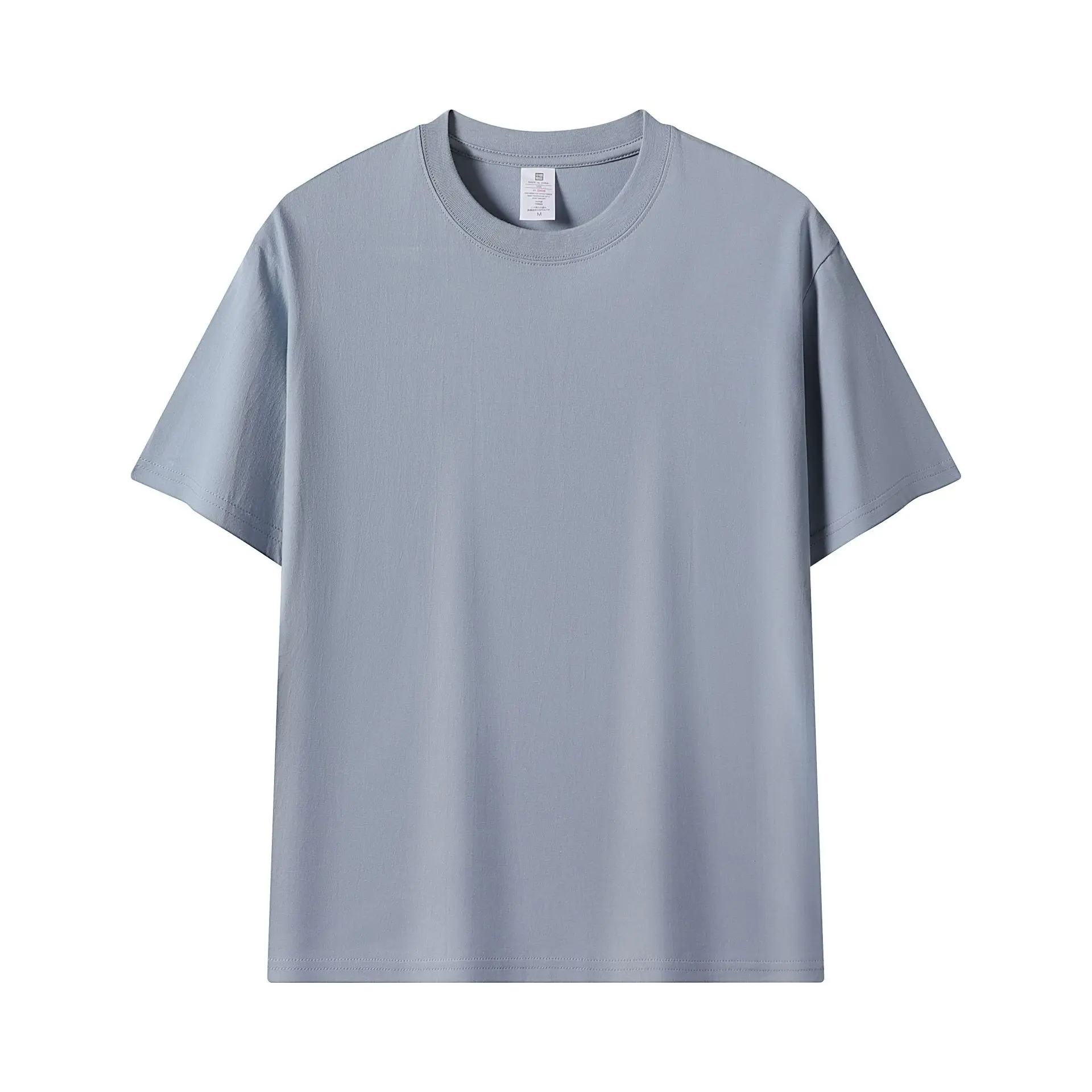 Camisetas Personalizadas para Hombre, 230 GSM, 100% Algodón, Camisetas Sólidas para Mujer, Ropa de Trabajo en Equipo, Impresión Personalizada de Imágenes, Fotos, Texto, Logotipo, Camiseta DIY - Imagen 13