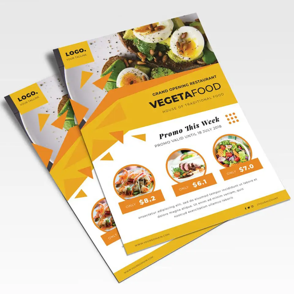 100/200 Uds. Brochura de color personalizada tamaño A5 A6 157g papel para promoción empresarial impresión de doble cara folletos publicitarios - Imagen 10
