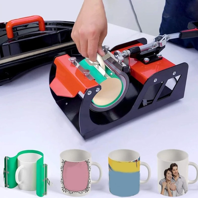 11OZ 12OZ 15OZ Sublimation Silicone Mug Wrap Temperature Resistance Silicone Mug Cup Clamp for Mugs Printing - Imagen 4
