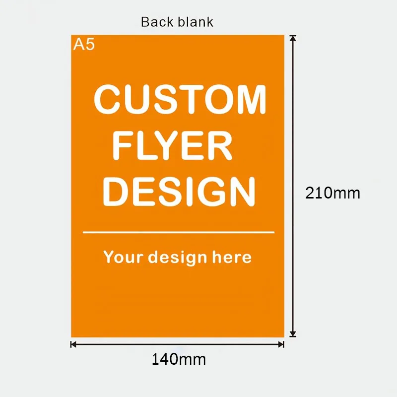 Flyers personalizados A4 A5, tamaño A6, 150 g, papel impreso, póster, color, publicidad, Flyer, cartel de doble cara - Imagen 6