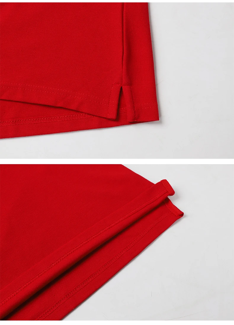 Polo de algodón 100% de 230g para hombre y mujer, Top transpirable de manga corta con estampado de logotipo personalizado, bordado, nombre del grupo de la empresa, verano - Imagen 19