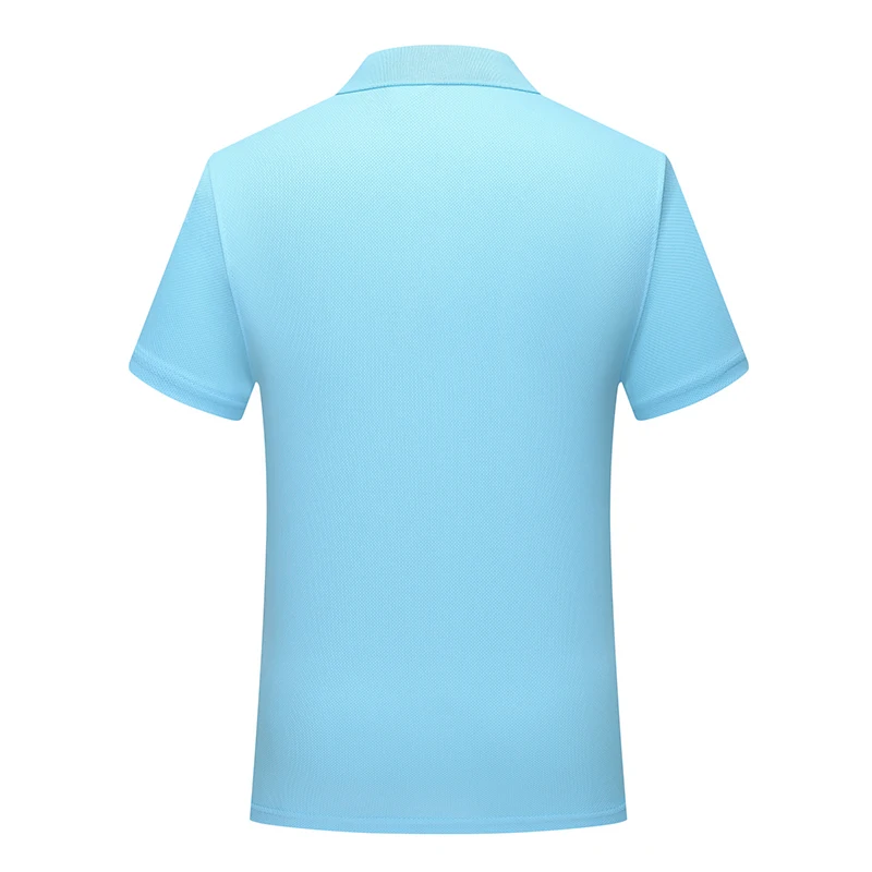 Polo deportivo de secado rápido con logo impreso personalizado, camiseta publicitaria barata con solapa, patrón bordado para correr en maratón, bricolaje - Imagen 2