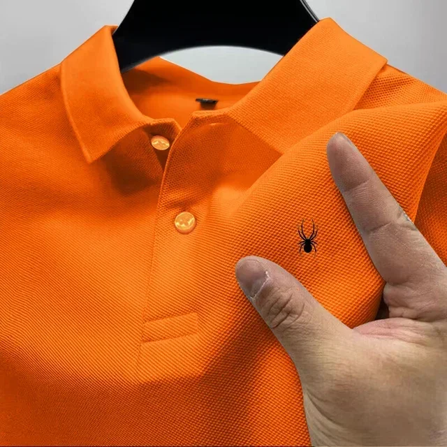 Camisa de hombre modelo 2026 con estampado multicolor, manga corta, cuello casual, versátil para negocios, novedad de verano - Imagen 24