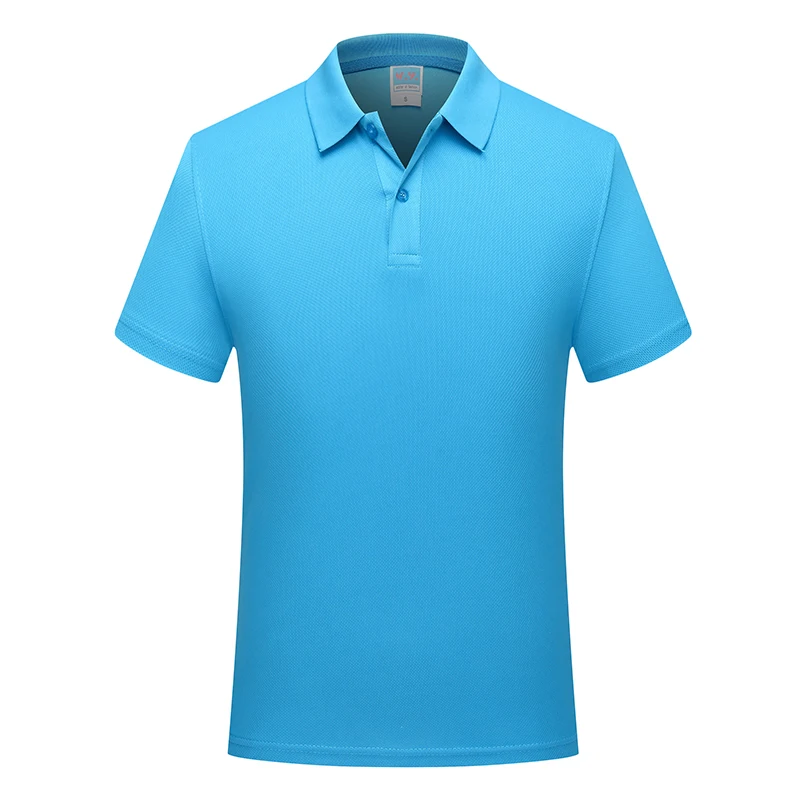 Polo deportivo de secado rápido con logo impreso personalizado, camiseta publicitaria barata con solapa, patrón bordado para correr en maratón, bricolaje - Imagen 11