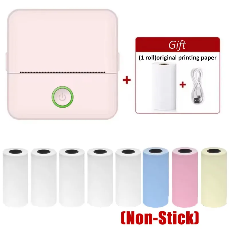 Impresora térmica portátil X6 mini HD, dispositivo de impresión de etiquetas adhesivas, Bluetooth, de bolsillo, con papel para notas de estudiante, sin tinta - Imagen 12