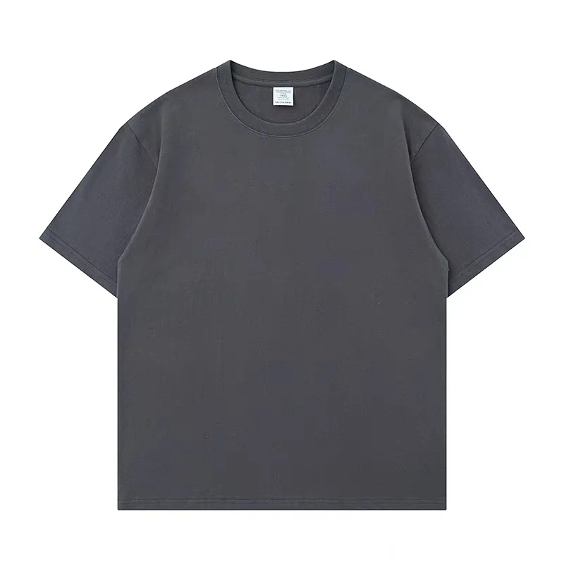 Camiseta personalizada con impresión DTG, camisetas de algodón 100% de 300GSM para hombre, camisetas informales holgadas de alta calidad para mujer, ropa de trabajo superior personalizada - Imagen 9