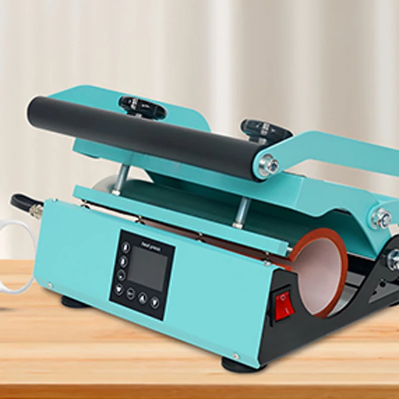 Impresora de Transferencia Térmica para Tazas de 11-30 oz | Impresión de Diseño Personalizado para Tazas Aisladas de Lados Rectos y Tazas de Café | Calentador Eléctrico 220V/110V - Imagen 6