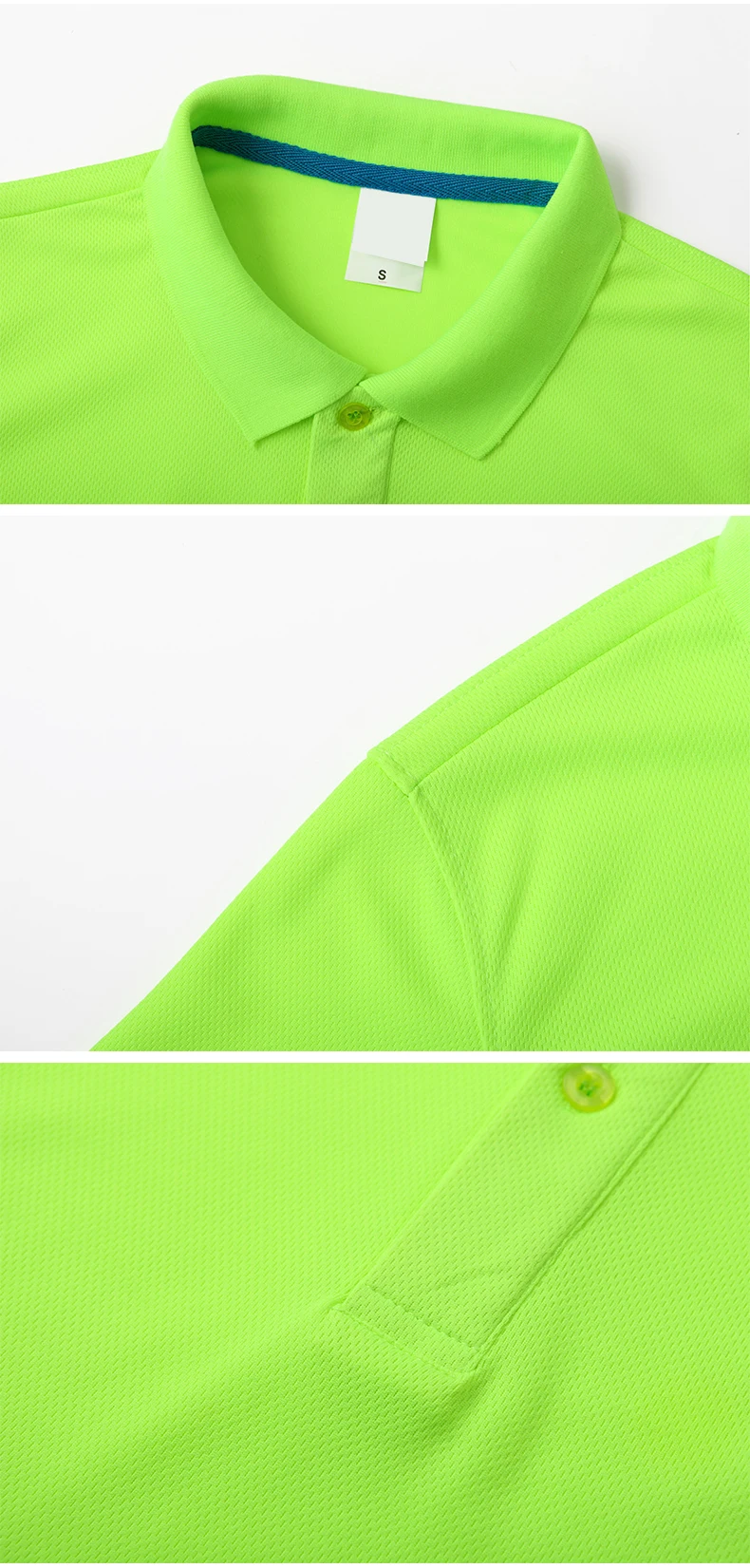 Polo deportivo de secado rápido con logo impreso personalizado, camiseta publicitaria barata con solapa, patrón bordado para correr en maratón, bricolaje - Imagen 21