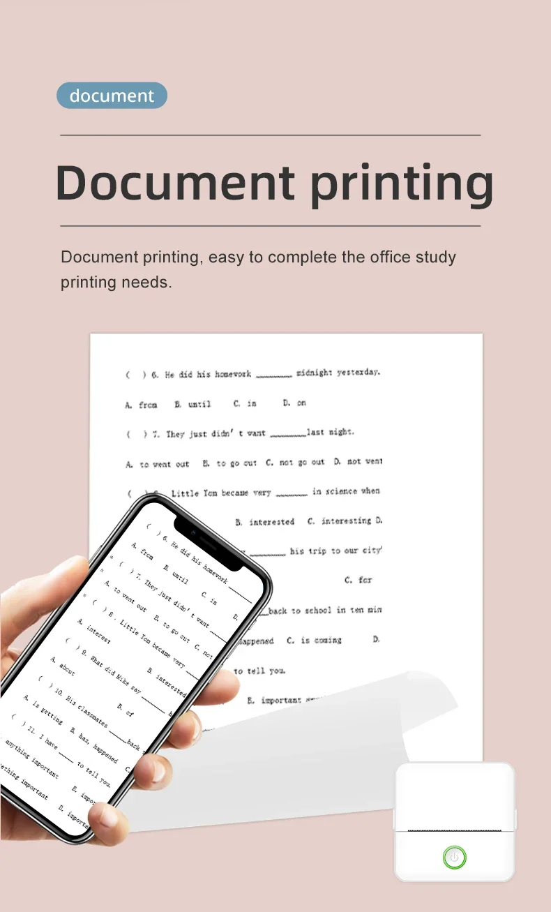 Impresora térmica portátil X6 mini HD, dispositivo de impresión de etiquetas adhesivas, Bluetooth, de bolsillo, con papel para notas de estudiante, sin tinta - Imagen 28