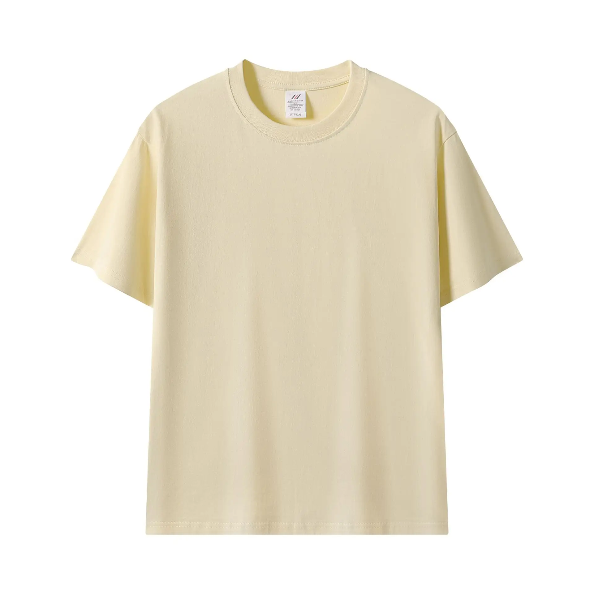 Camisetas Personalizadas para Hombre, 230 GSM, 100% Algodón, Camisetas Sólidas para Mujer, Ropa de Trabajo en Equipo, Impresión Personalizada de Imágenes, Fotos, Texto, Logotipo, Camiseta DIY - Imagen 20