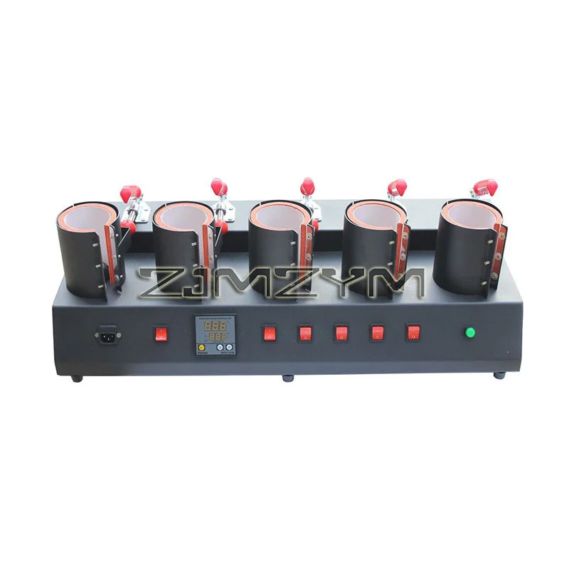 Multifuncional 5 cajas de control 5 en 1 máquina de prensado en caliente para tazas máquina de impresión de tazas digital con cortador y dispensador de cinta - Imagen 5