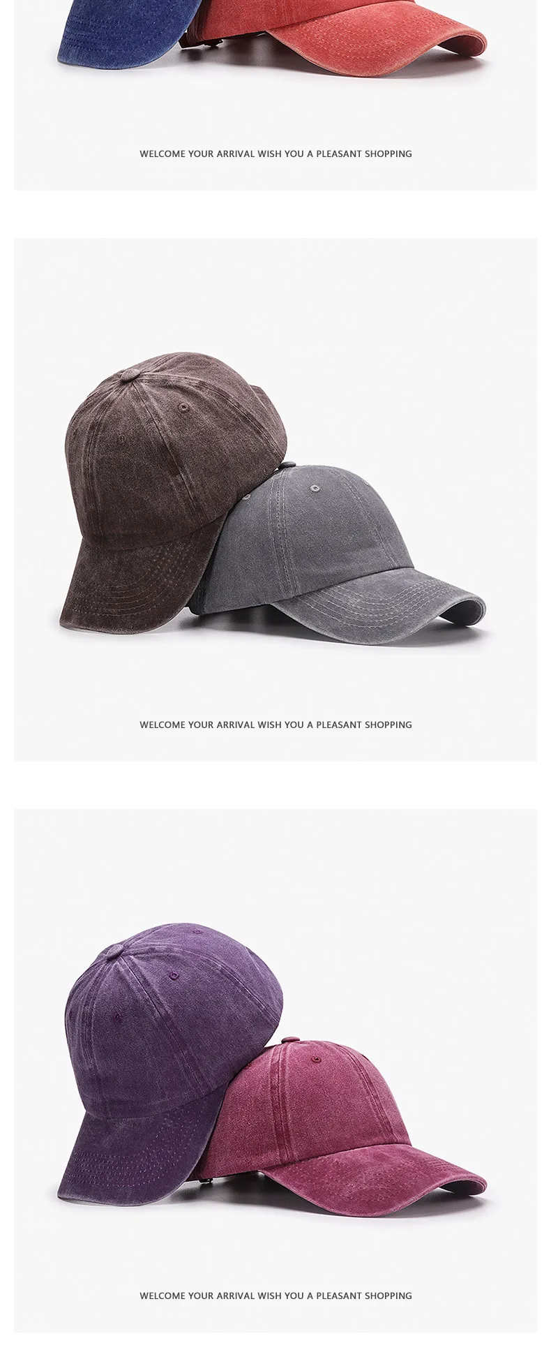 Gorra de béisbol retro personalizada SLECKTON – Bordado o impresión con tu logo - Imagen 29