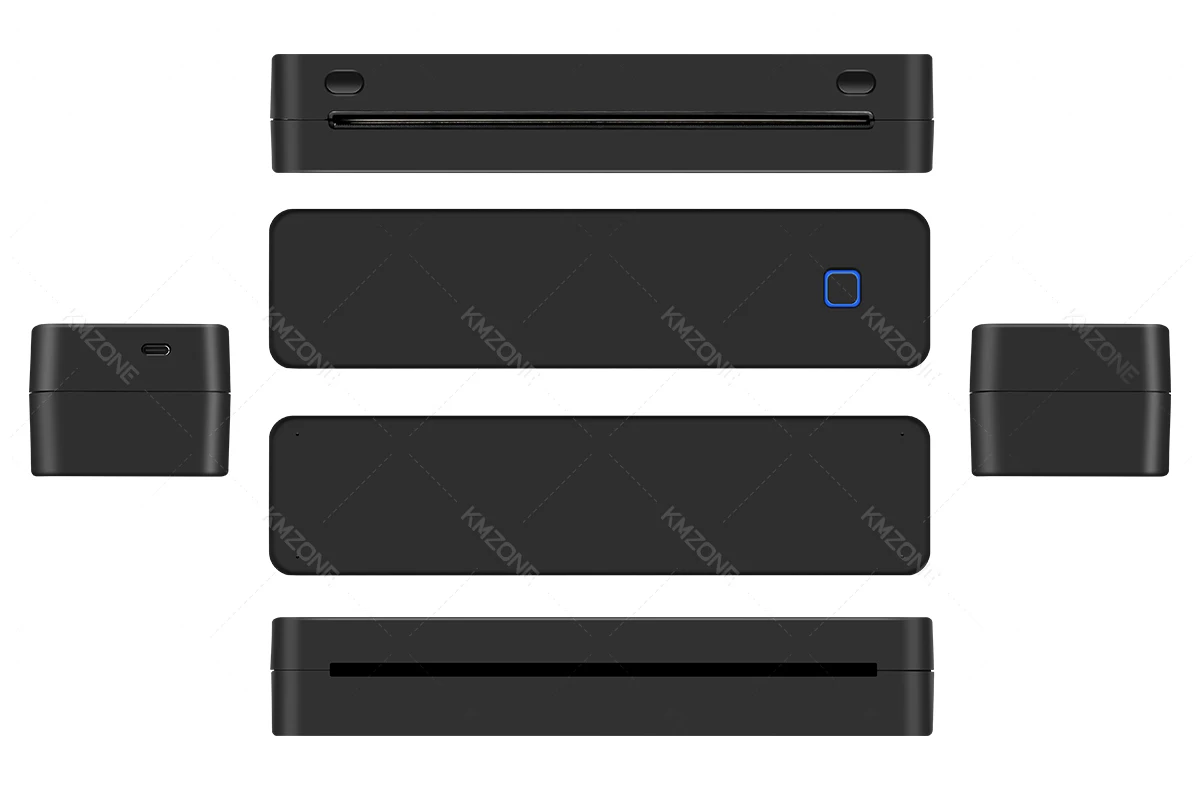 Impresora térmica Bluetooth A4 compatible con tamaños 2 “/3”/4"/A4 Dispositivo de impresión inalámbrico portátil Ideal para viajes Papel térmico A4 - Imagen 23