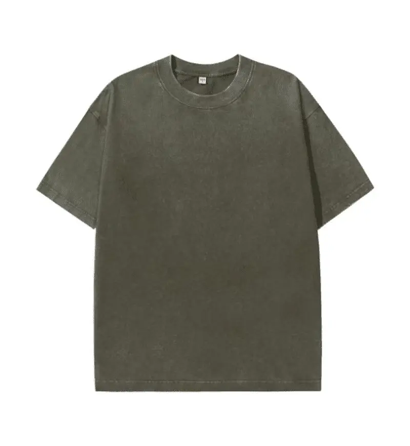 Camiseta 230g de algodón 100% con logotipo bordado personalizado – Corte holgado premium - Imagen 15