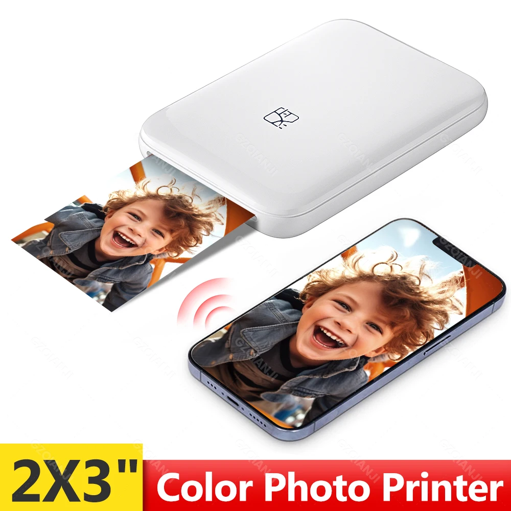 Impresora de bolsillo móvil Mni portátil HPRT MT53, impresora fotográfica inalámbrica BT con tecnología Zink, impresora fotográfica en Color de 2x3 pulgadas - Imagen 10