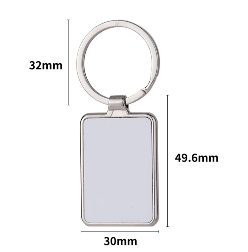 10Pcs Round Sublimation Blank Keychains for Christmas Valentine Graduation Day Present Keys Tags Key Chain Car Cute Keychain - Imagen 11