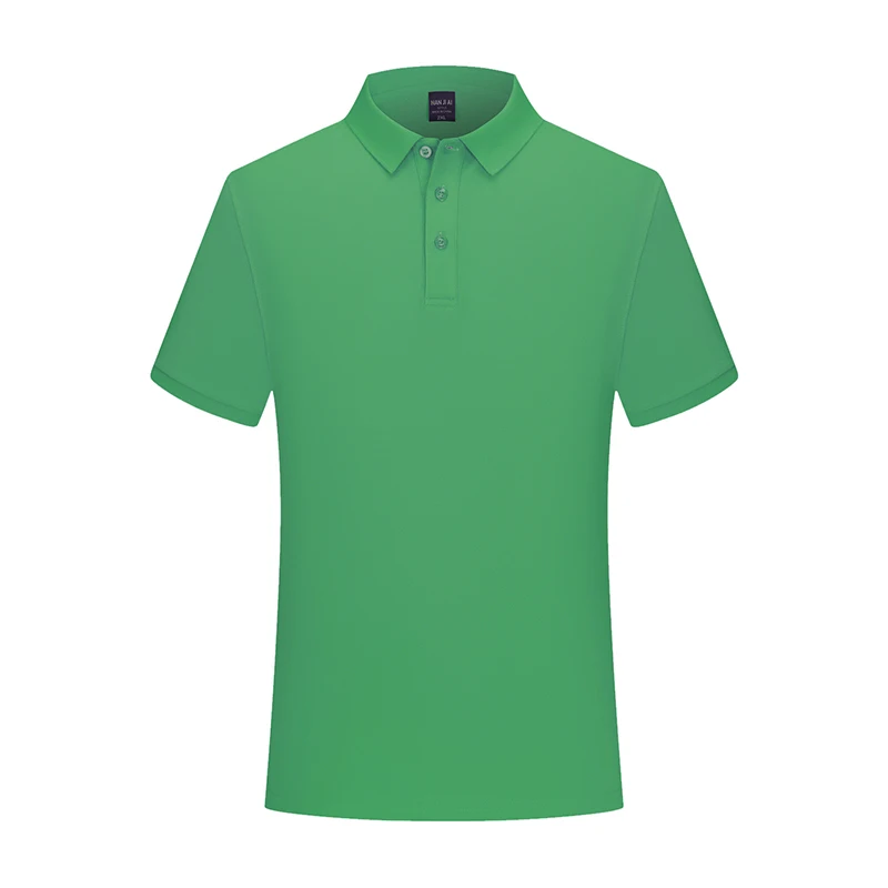 Polo de algodón 100% de 230g para hombre y mujer, Top transpirable de manga corta con estampado de logotipo personalizado, bordado, nombre del grupo de la empresa, verano - Imagen 9