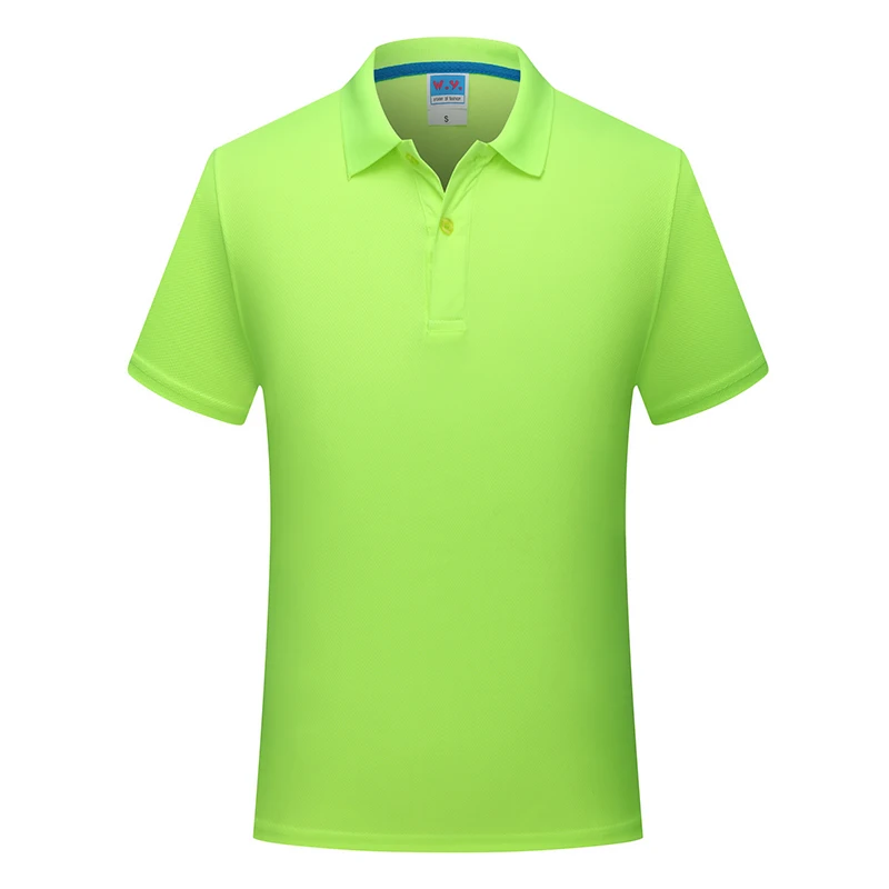 Polo deportivo de secado rápido con logo impreso personalizado, camiseta publicitaria barata con solapa, patrón bordado para correr en maratón, bricolaje - Imagen 13