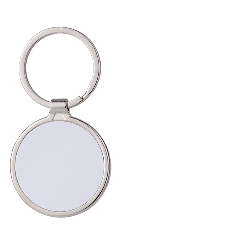 10Pcs Round Sublimation Blank Keychains for Christmas Valentine Graduation Day Present Keys Tags Key Chain Car Cute Keychain - Imagen 10