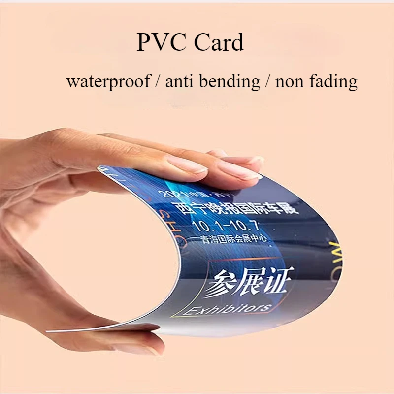 30 Tarjetas de Identificación de PVC Personalizadas Gratuitas con Nombre para Invitados/Personal/Exposiciones/Tarjetas de Visita, Diseños Variados - Imagen 2