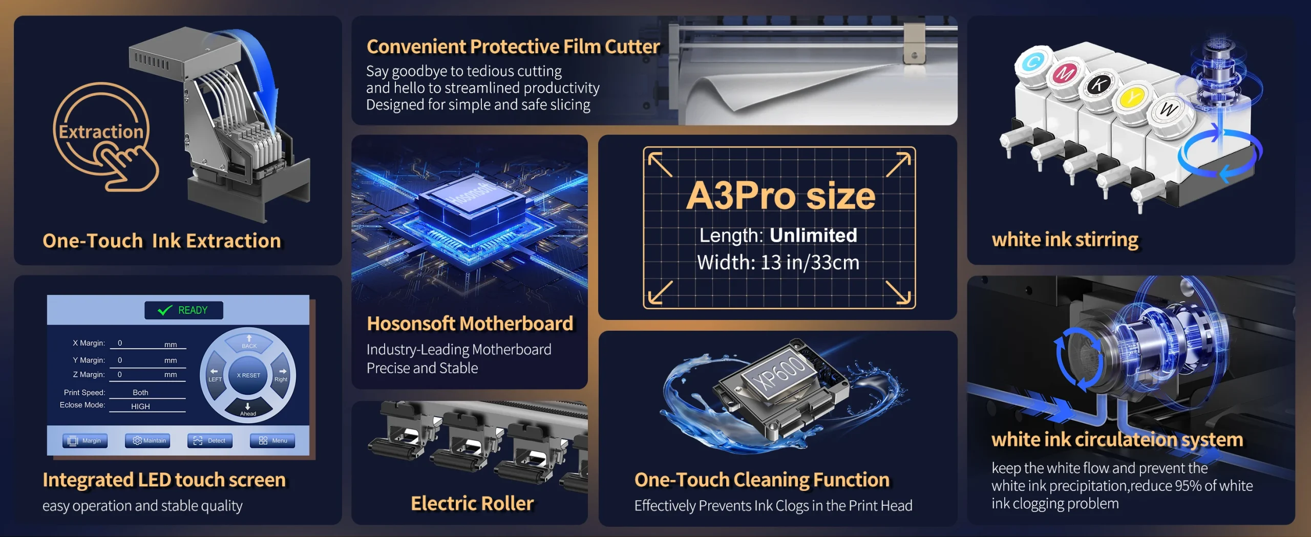 Impresora A3 DTF, Máquina de Impresión A3 DTF, Impresora A3 XP600 Direct to Film para Camisetas, Impresora A3 DTF para Camisetas y Sudaderas - Imagen 18