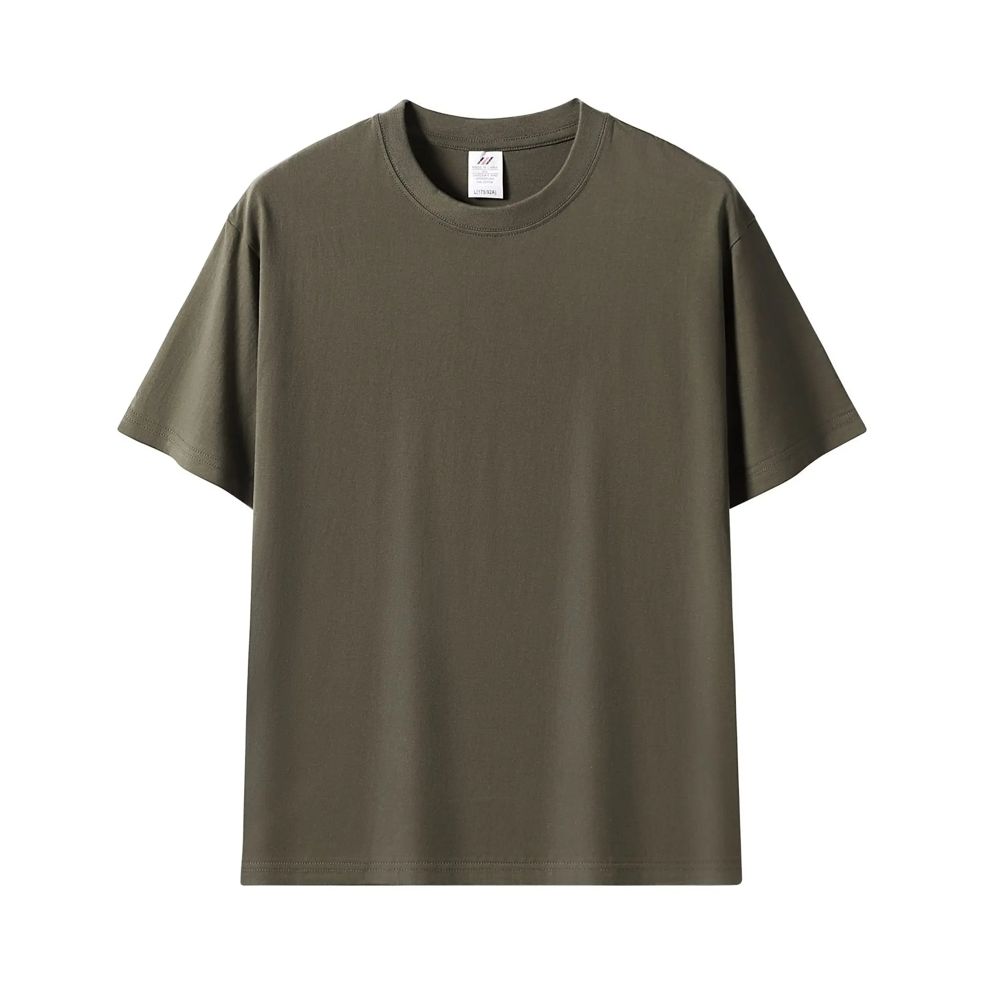 Camisetas Personalizadas para Hombre, 230 GSM, 100% Algodón, Camisetas Sólidas para Mujer, Ropa de Trabajo en Equipo, Impresión Personalizada de Imágenes, Fotos, Texto, Logotipo, Camiseta DIY - Imagen 15