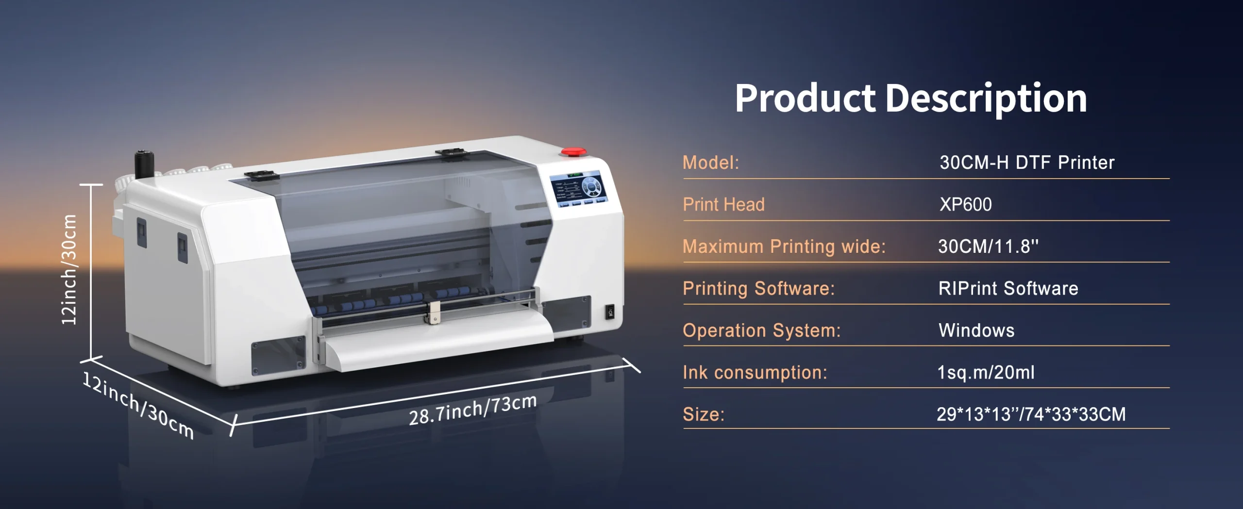 Impresora A3 DTF, Máquina de Impresión A3 DTF, Impresora A3 XP600 Direct to Film para Camisetas, Impresora A3 DTF para Camisetas y Sudaderas - Imagen 12