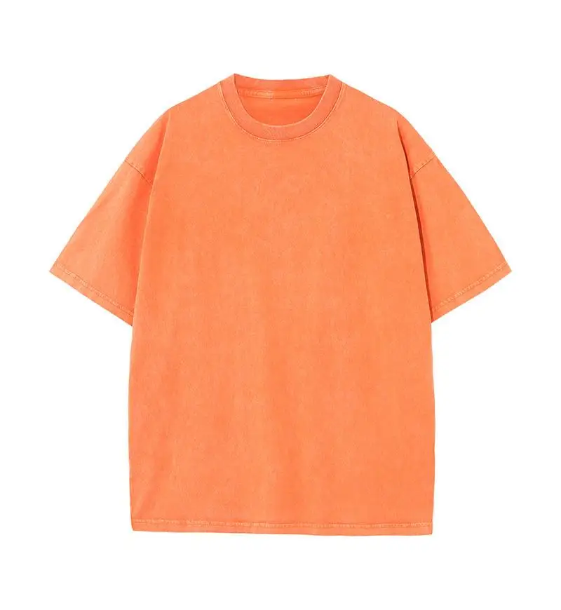 Camiseta 230g de algodón 100% con logotipo bordado personalizado – Corte holgado premium - Imagen 8