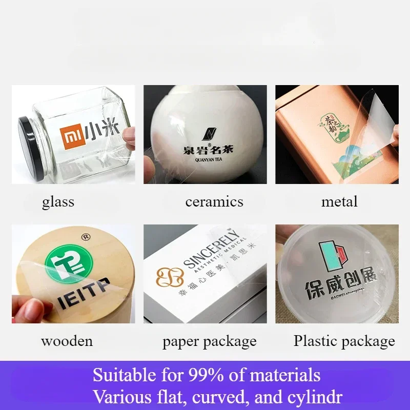 50PCS Custom UV Transfer Sticker Gold Silver /colorful UV Printing Stickers Company Logo Personalized Crystal Sticker - Imagen 2
