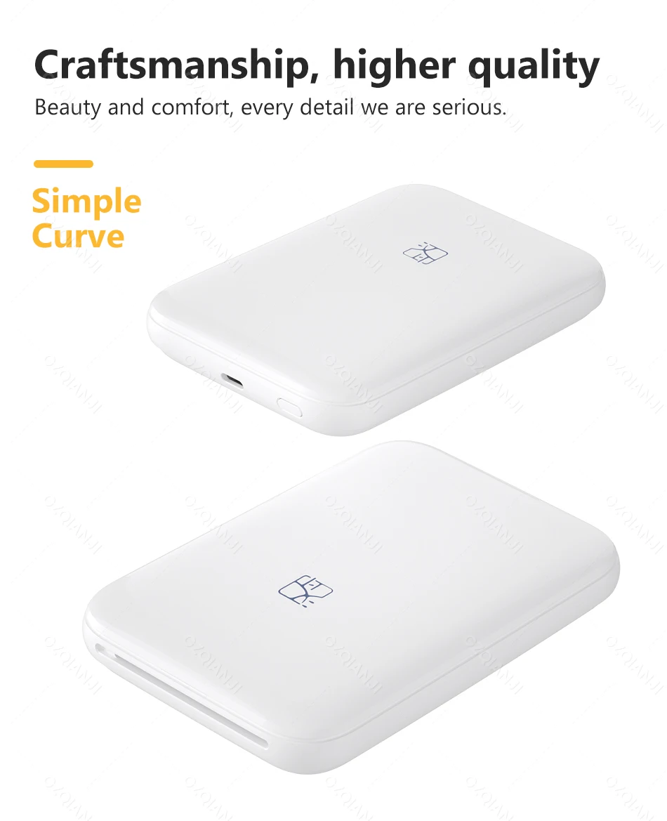 Impresora de bolsillo móvil Mni portátil HPRT MT53, impresora fotográfica inalámbrica BT con tecnología Zink, impresora fotográfica en Color de 2x3 pulgadas - Imagen 21