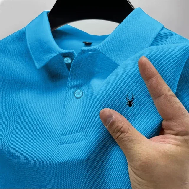 Camisa de hombre modelo 2026 con estampado multicolor, manga corta, cuello casual, versátil para negocios, novedad de verano - Imagen 20