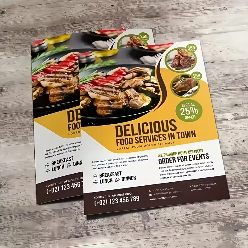 Volantes Impresos Personalizados en Tamaños A6, A5 y A4, 150gsm, Pósters de Doble Cara, Listas de Precios y Folletos Promocionales Publicitarios Personalizados - Imagen 4