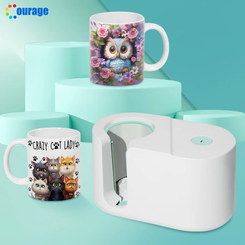 Máquina de prensado de tazas portátil, sublimación, máquina de impresión de tazas de 11oz, prensa de calor - Imagen 4