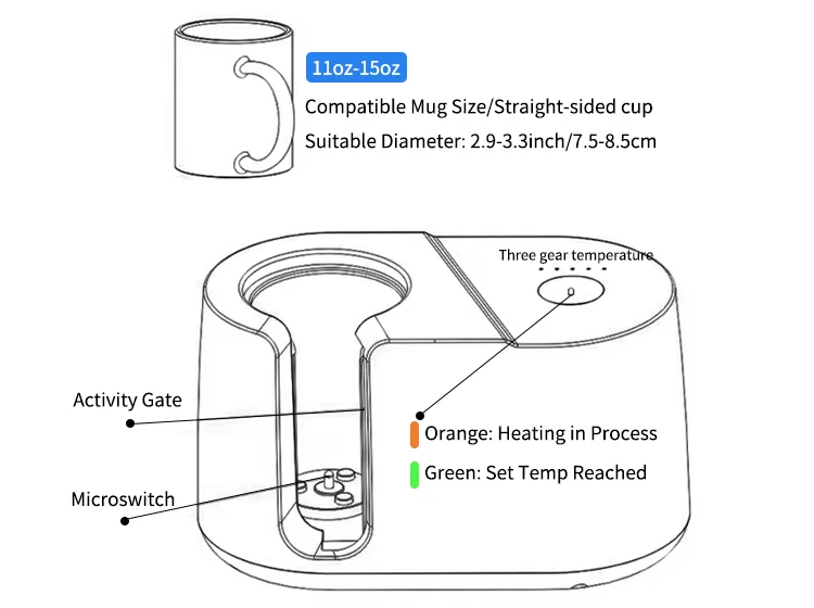 Máquina de prensado de tazas portátil, sublimación, máquina de impresión de tazas de 11oz, prensa de calor - Imagen 10