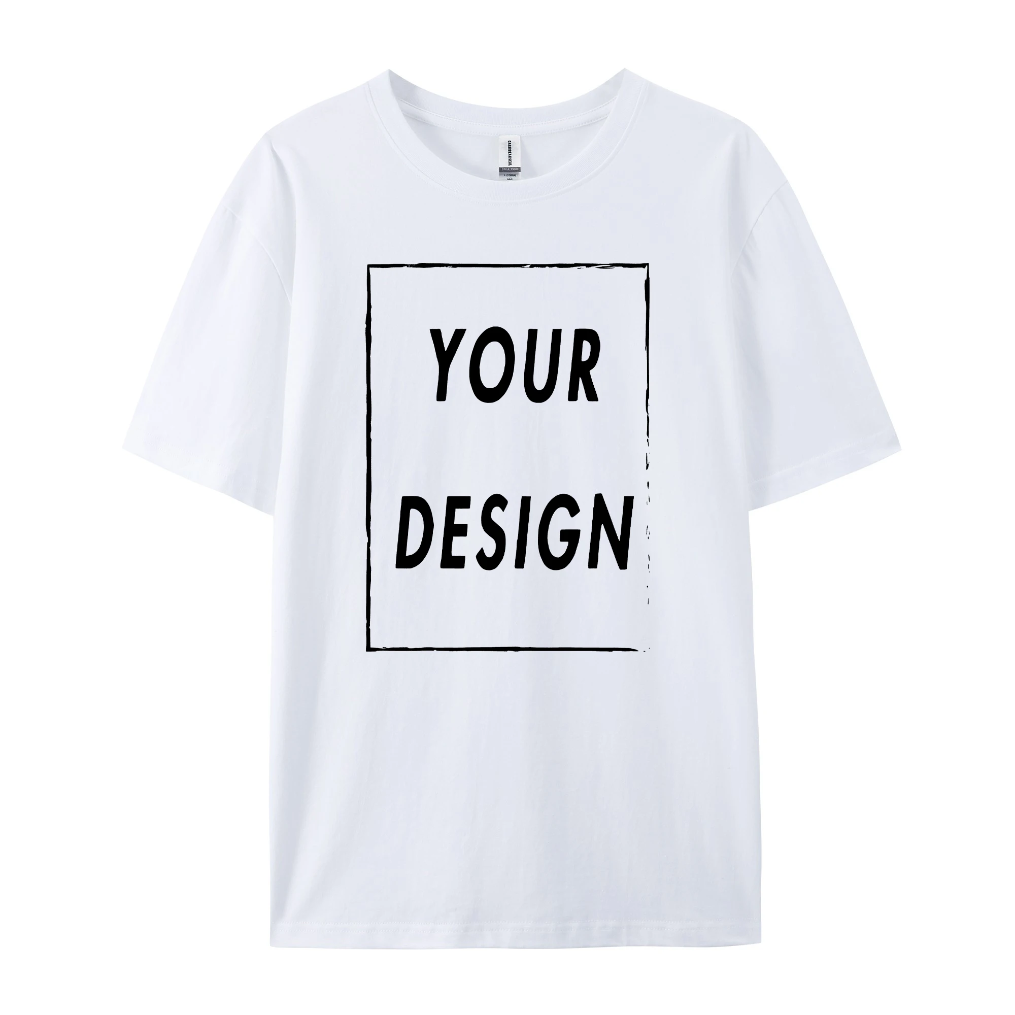 180g Custom Women Men Customised Printed 100% Cotton Short Sleeve Your Logo Photo Brand Text Tee Personalize Graphic Clothing - Imagen 9