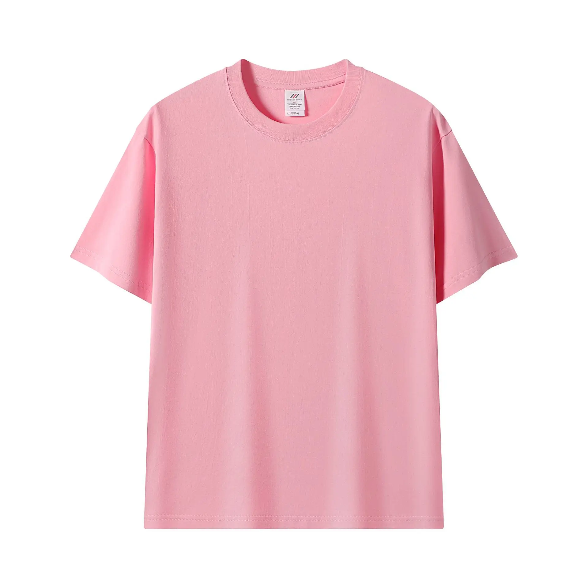 Camisetas Personalizadas para Hombre, 230 GSM, 100% Algodón, Camisetas Sólidas para Mujer, Ropa de Trabajo en Equipo, Impresión Personalizada de Imágenes, Fotos, Texto, Logotipo, Camiseta DIY - Imagen 18
