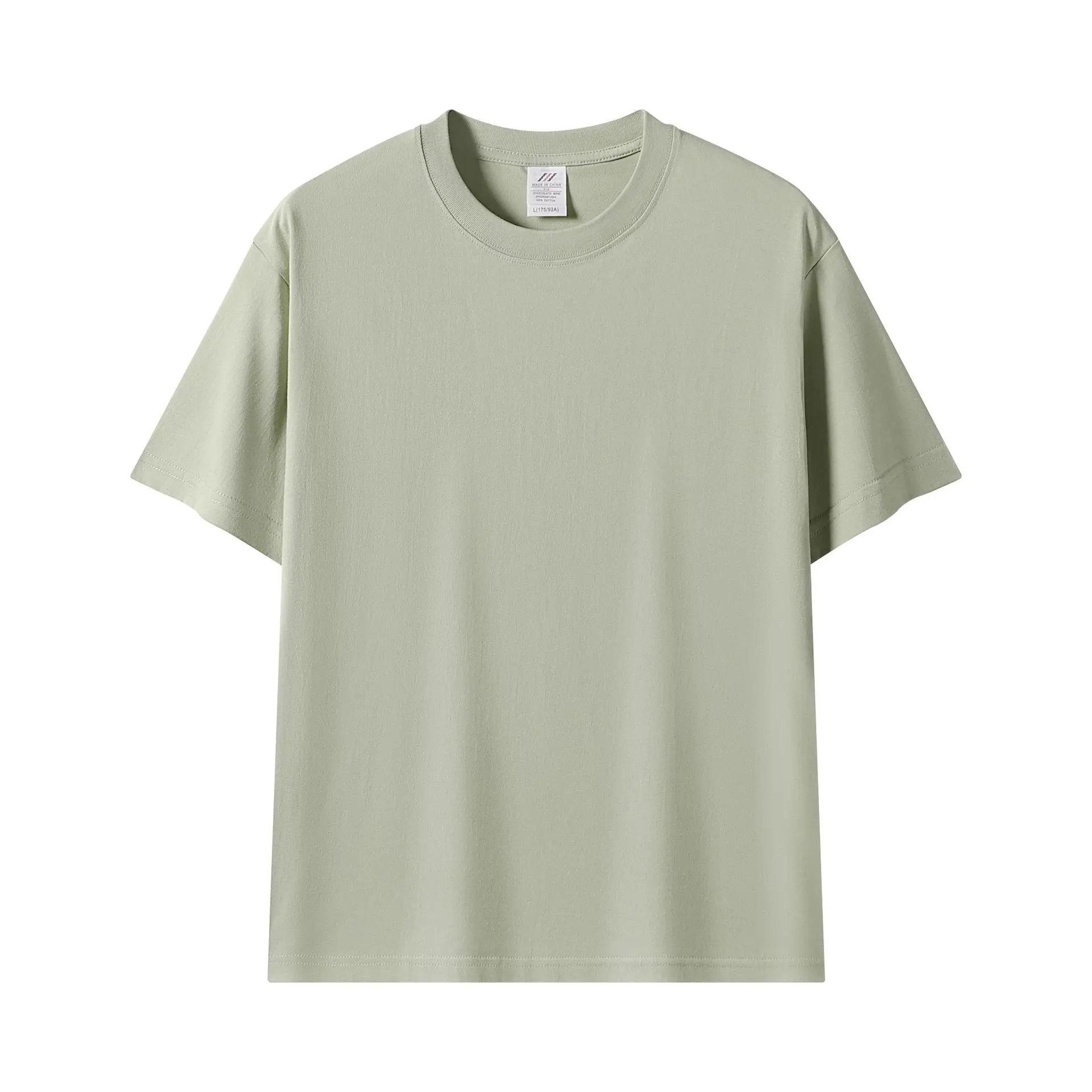 Camisetas Personalizadas para Hombre, 230 GSM, 100% Algodón, Camisetas Sólidas para Mujer, Ropa de Trabajo en Equipo, Impresión Personalizada de Imágenes, Fotos, Texto, Logotipo, Camiseta DIY - Imagen 36