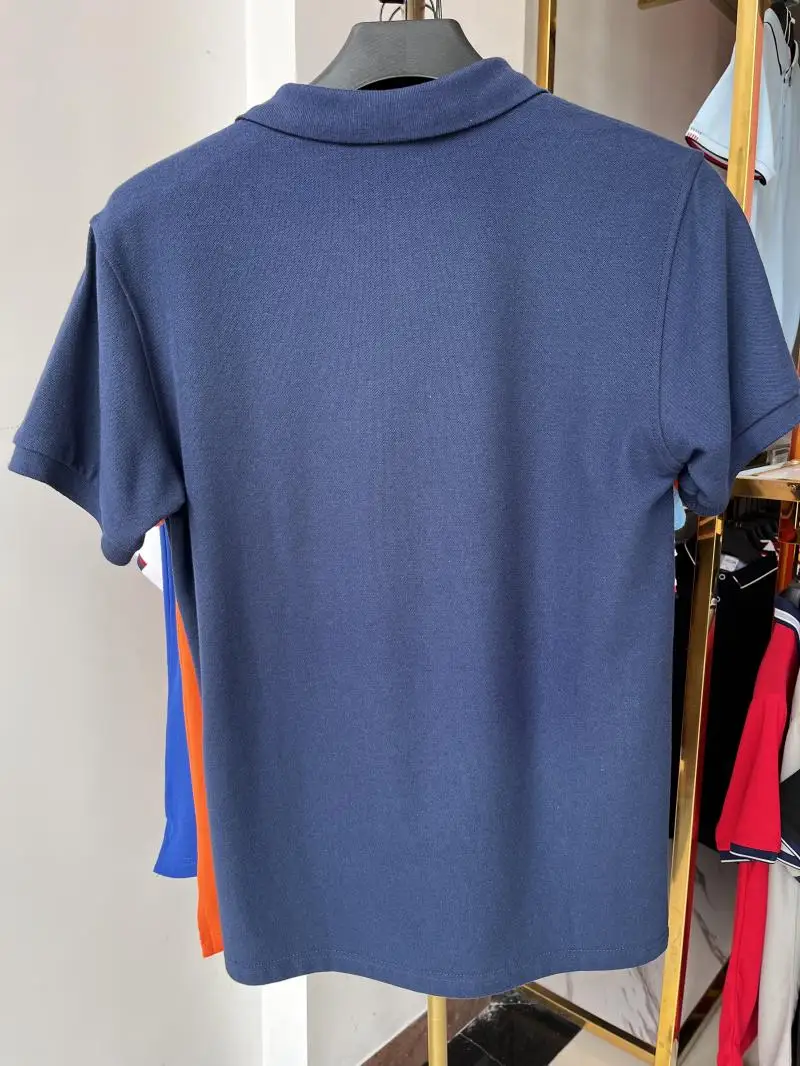 Polo de algodón 100% de 230g para hombre y mujer, Top transpirable de manga corta con estampado de logotipo personalizado, bordado, nombre del grupo de la empresa, verano - Imagen 24