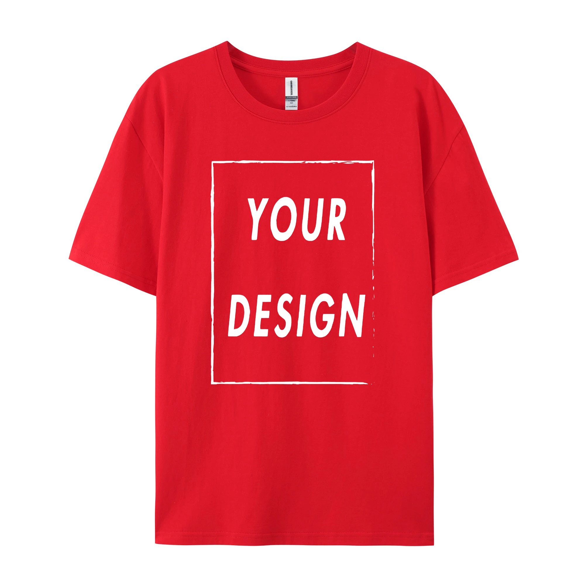 180g Custom Women Men Customised Printed 100% Cotton Short Sleeve Your Logo Photo Brand Text Tee Personalize Graphic Clothing - Imagen 22