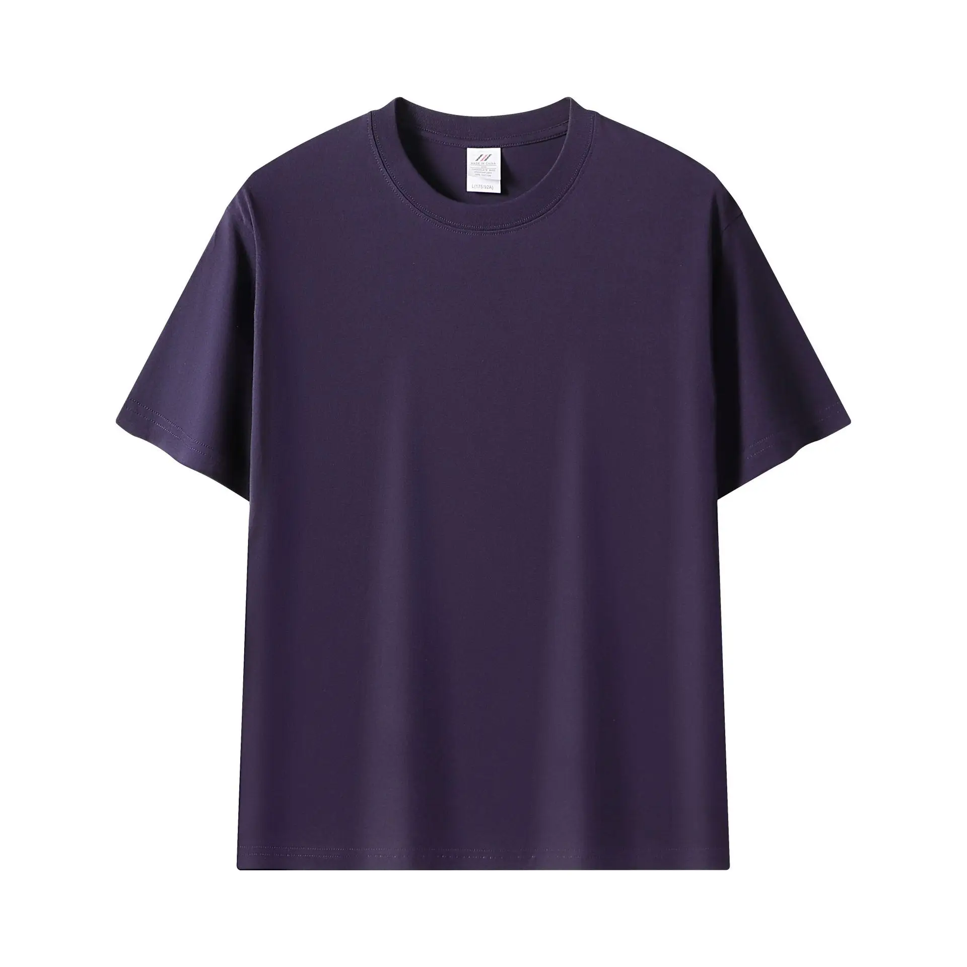 Camisetas Personalizadas para Hombre, 230 GSM, 100% Algodón, Camisetas Sólidas para Mujer, Ropa de Trabajo en Equipo, Impresión Personalizada de Imágenes, Fotos, Texto, Logotipo, Camiseta DIY - Imagen 33
