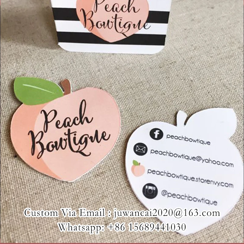 Tarjetas de visita personalizadas con corte especial para salón de belleza, tarjetas de fidelización con código QR, tarjetas de descuento, tarjetas promocionales, folletos con logotipo - Imagen 18