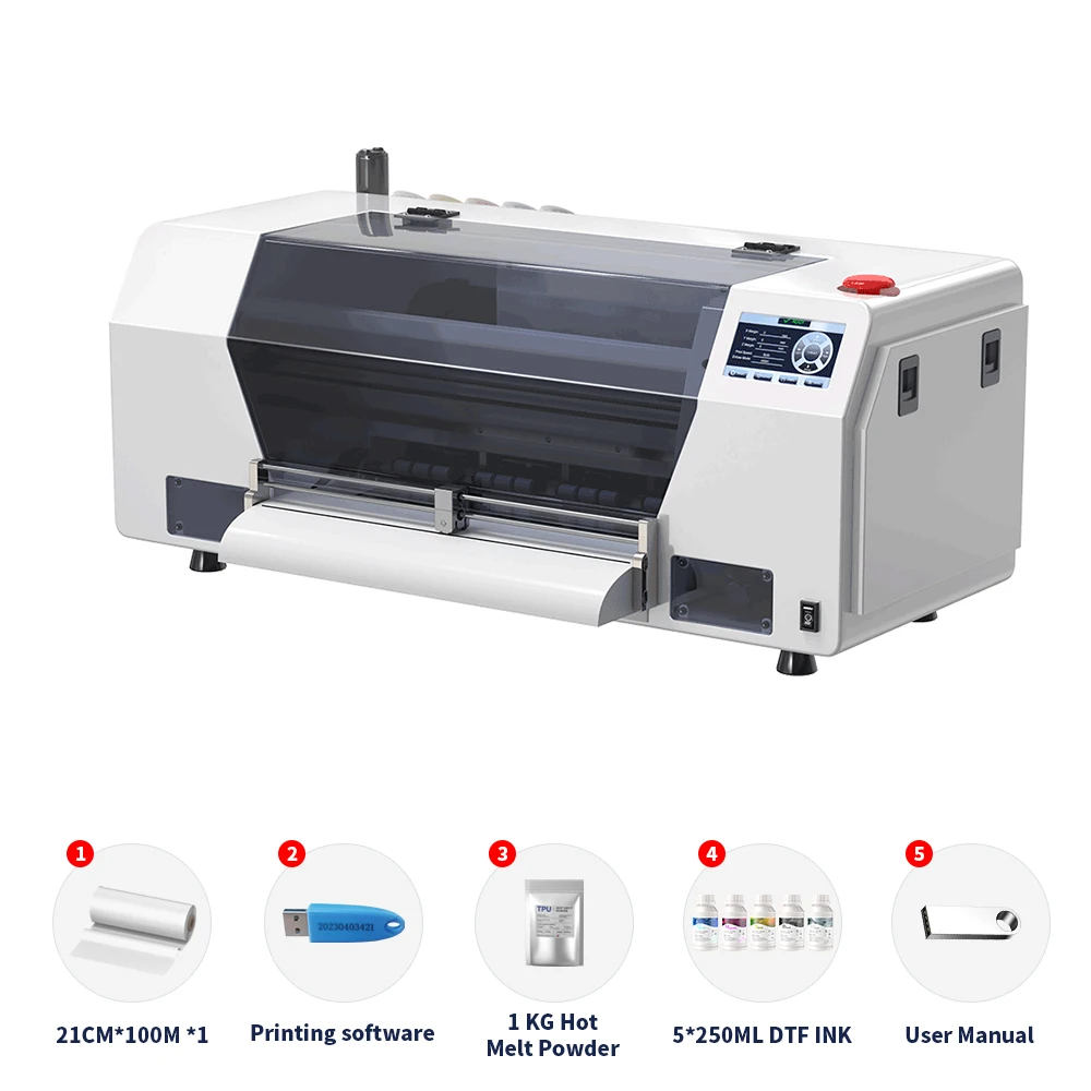 Impresora A3 DTF, Máquina de Impresión A3 DTF, Impresora A3 XP600 Direct to Film para Camisetas, Impresora A3 DTF para Camisetas y Sudaderas - Imagen 10