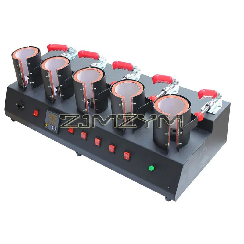 Multifuncional 5 cajas de control 5 en 1 máquina de prensado en caliente para tazas máquina de impresión de tazas digital con cortador y dispensador de cinta - Imagen 6