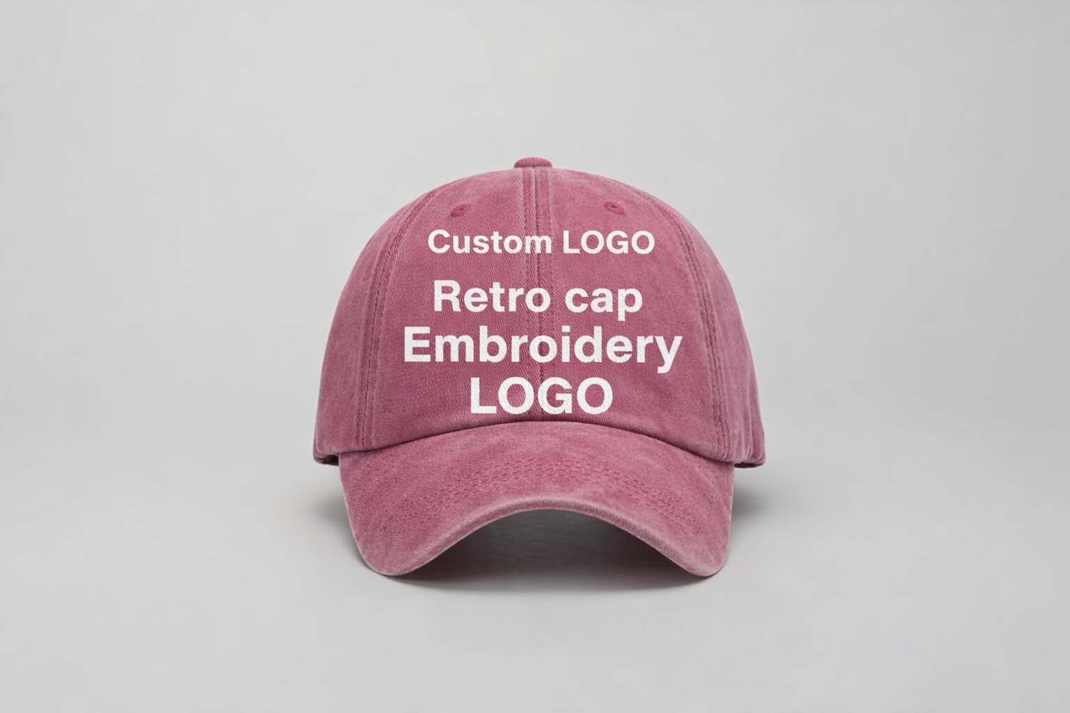 Gorra de béisbol retro personalizada SLECKTON – Bordado o impresión con tu logo